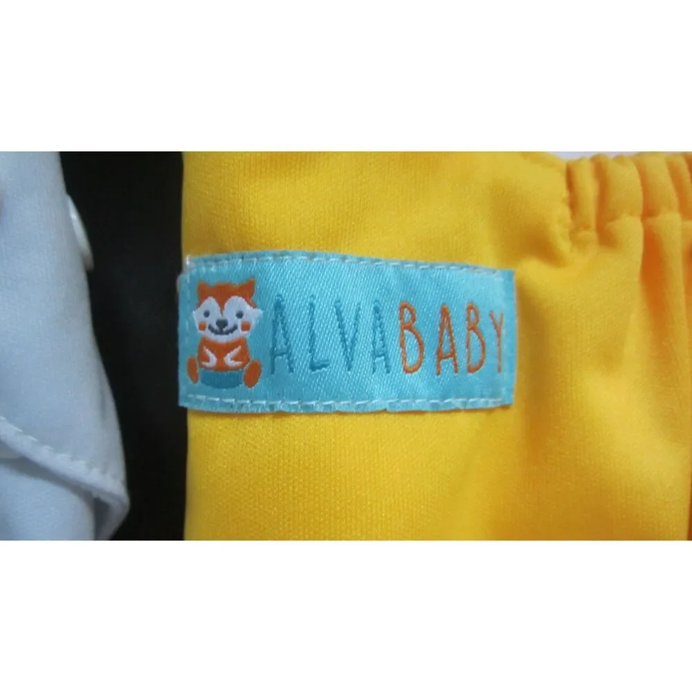 NEW ALVABaby and Nora's Nursery Cloth Reusable Diapers Solid Colors